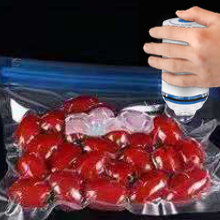 Vacuum Food Saver Bag, Reusable Freezer Bags, Vac Seal Bag Double Lock Zipper Keep fresh