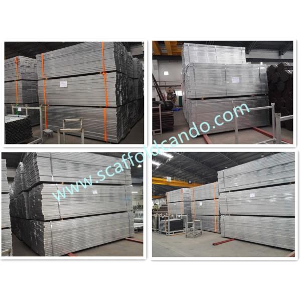 Galvanized Q195 scaffolding steel plank steel board decking working platform 210,240mm with 2M 4M board