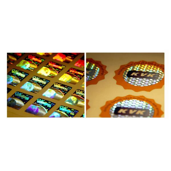 Creative Foil Stamping Laser  Label Sticker , Heat Resistant Laser Inkjet Labels