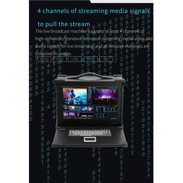 TYST Live Streaming Broadcast All-in-one Machine Portable 4K Version with VMIX Software
