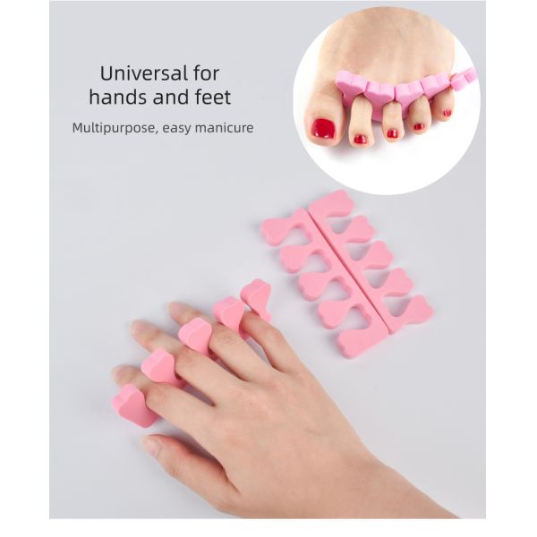 Toe Separators for Pedicure Sponge Toe Separator for Nail Polish Party Nail Art Painting Toenails