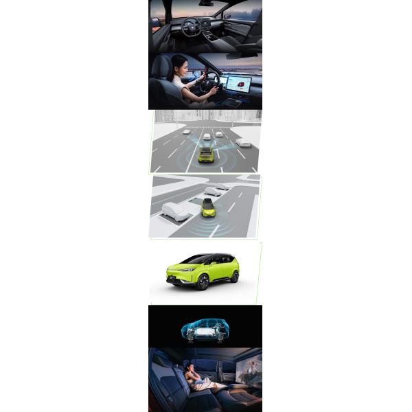 Left Hand Steering 135kw Motor Power Hycan Z03 2023 510 Cool Edition High Speed Electric Ev Car for Taxi Passenger Trikes