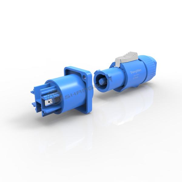 Ip44 Промышленная мощность женский разъединитель Внутреннее использование Синий вход