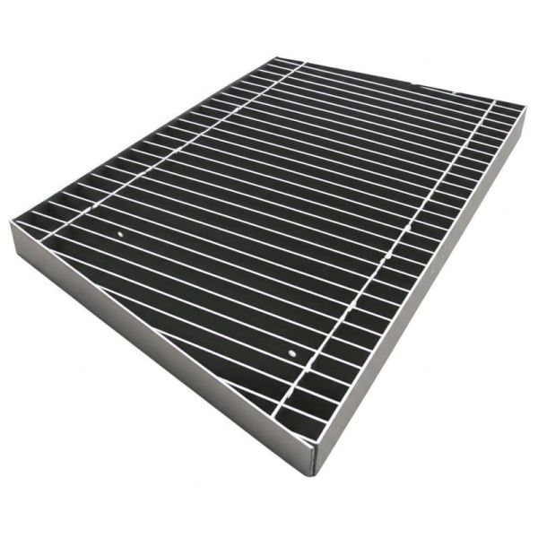 Hot Dipped Galvanized Steel Bar Grating Stair Tread for Heavy Load Bearing with Customizable Sizes