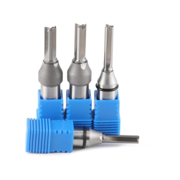 TCT Carbide Straight Router Bits 2 Flute Wood Cutting Router Bits 2mm-8mm