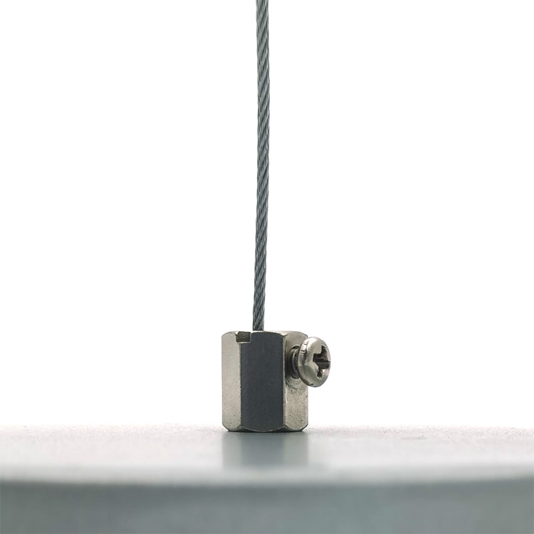 Замок веревочки провода зажима кабеля закрепляет Gripper кабеля никеля двухстороннего провода закрепляя петлей