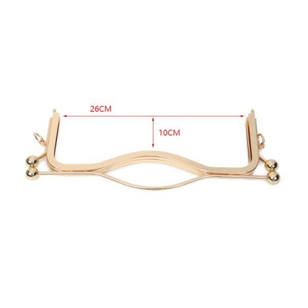 Антиржавейный ODM золота Роза орнамента рамки фермуара портмона портмона металла