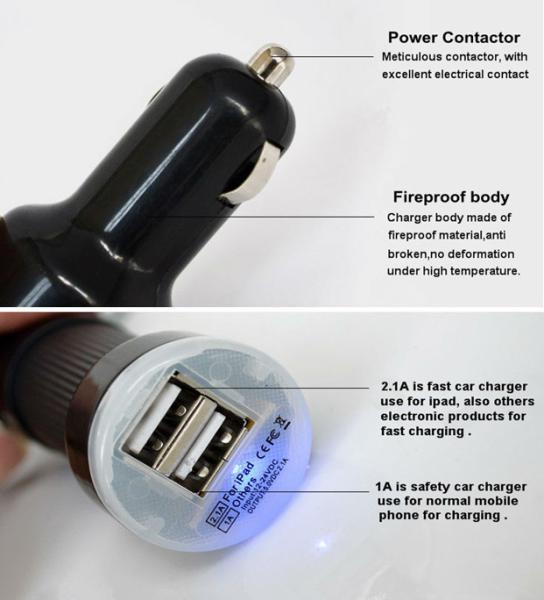 5v 2a usb car charger
