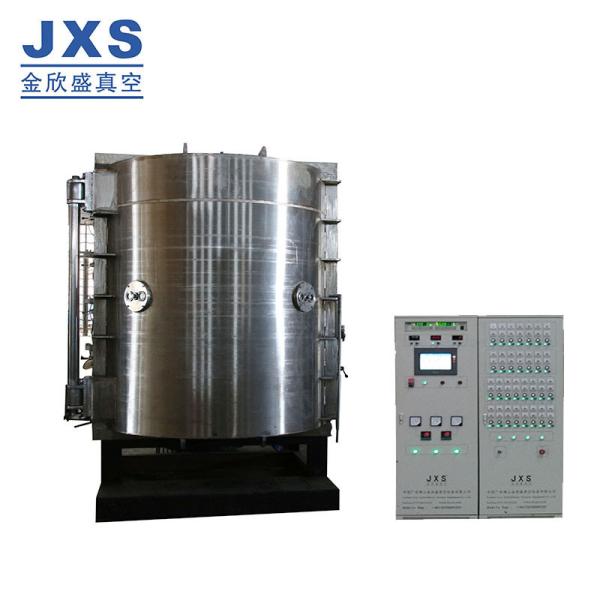 High Efficiency Energy Saving Titanium PVD Vacuum Coating Machine For Rainbow Golden Rose Gold Gray Color