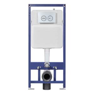 3L 4.5L 6L 9L Back To Wall Concealed Cistern With Blue Frame Sturdy