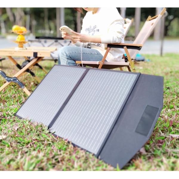 FT60 складная солнечная панель 60w зарядное одеяло водонепроницаемое IP65 с черным