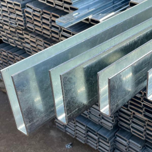 Surface Mounted U Slot Aluminium Profile For Glass Railing 12mm Track Floor Groove
