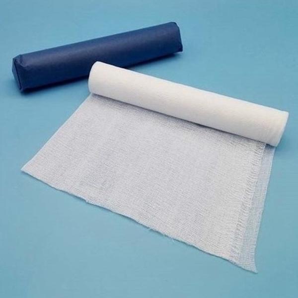 Coton 100% d'OEM Gauze Roll Absorbent Bleached médical