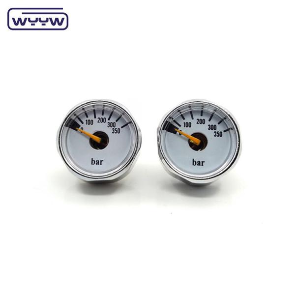 OEM China price of 28mm diameter 1/8bspp bourdon tube manometer PCP paintball brass pressure gauge 315 bar