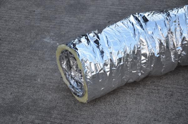 Foil Faced Glass Wool Insulation Blanket 25mm Thickness For Flexible Air Duct