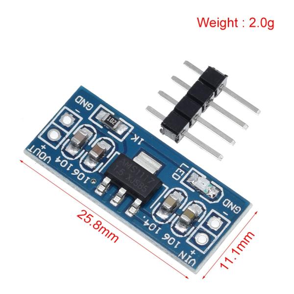 AMS1117 3,3-вольтные модульные интегральные узлы для применения в электроснабжении 1,5V 1,8V 2,5V 3,3V