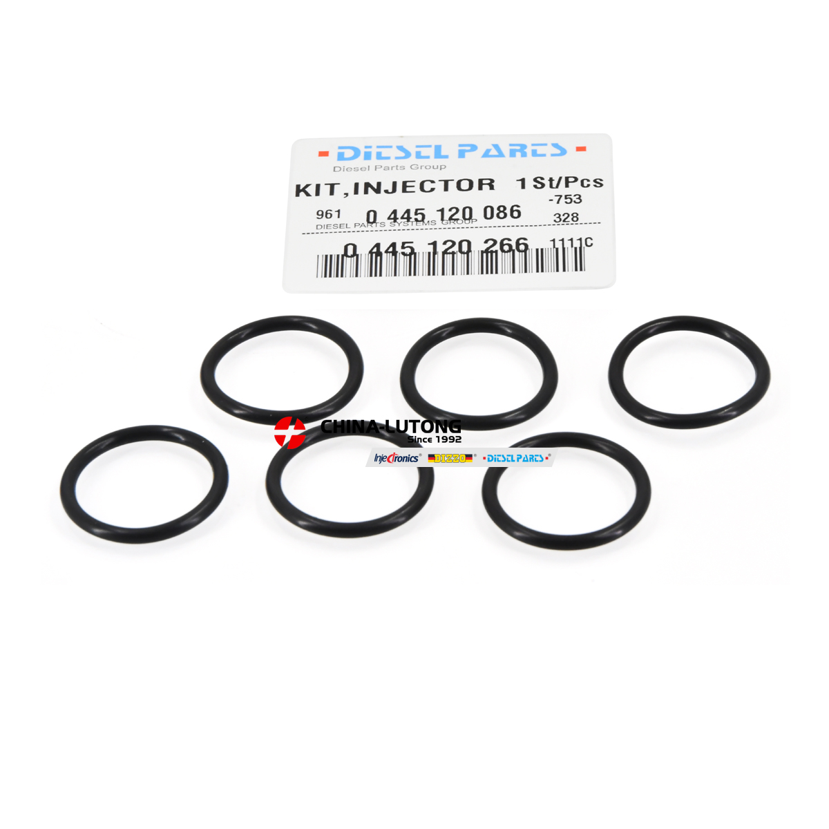 Common Rail Injector Kit 0 445 120 086 Diesel Injector Kit 0445120086 for Weichai WP10 WP12 Heavy Truck Engine