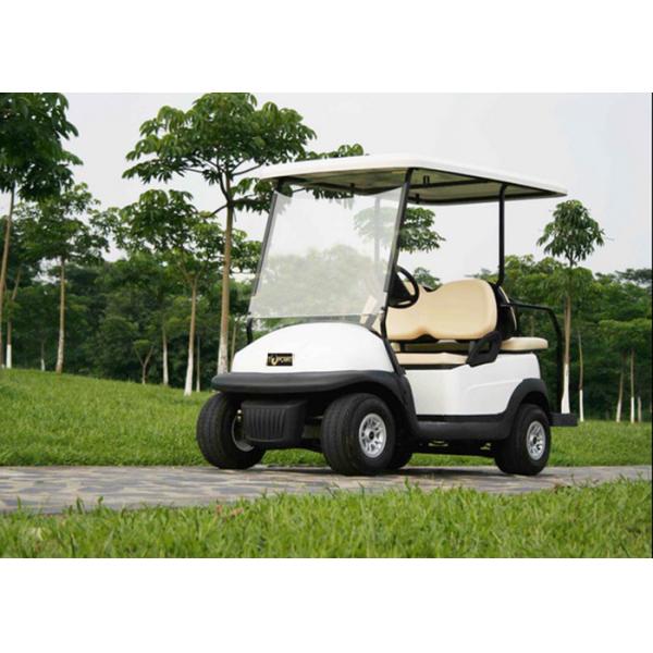 Club Four Seater Golf Cart , Battery Powered Golf Cart With Aluminum Alloy Beam