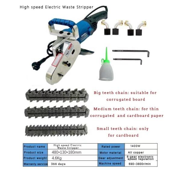 Beijing Black Pneumatic Waste Stripper GR-3500 Carton Corrugated Cardboard Paper Edge Machine