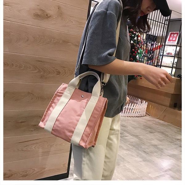 Candy Color Handled 12cm Women Crossbody Handbag