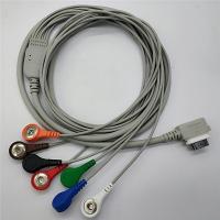 Los equipos médicos telegrafían el cable de Holter Recorder de la ventaja de la aduana 7 de los alambres de ventaja de ECG para el monitor compatible de GE