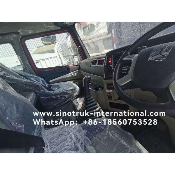 Sinotruk Hohan New Howo Tipper Dump Truck N7 8 × 4 12 Wheels 380Hp Lhd Or Rhd With Tarpaulin U Type Container