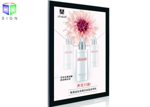 Edge Lit LED Poster Frame Light Box 27X40 Movie Panel Aluminum Wall Mounted