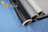 Tela revestida de la fibra de vidrio del silicón para soldar con autógena la manta protectora para prevenir la escoria de la chispa del fuego que salpica y de cogida