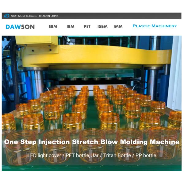 Small Plastic PET Wide Mouth Jar One Step Injection Stretch Blow Molding Machine