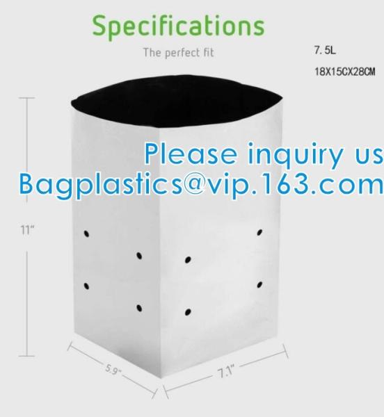 Nursery Bags Plants Grow Bags Biodegradable Fabric Pots/Bag Plants Pouch Home Garden Supply