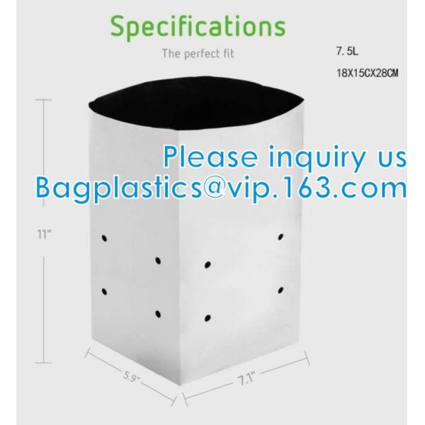 Nursery Bags Plants Grow Bags Biodegradable Fabric Pots/Bag Plants Pouch Home Garden Supply