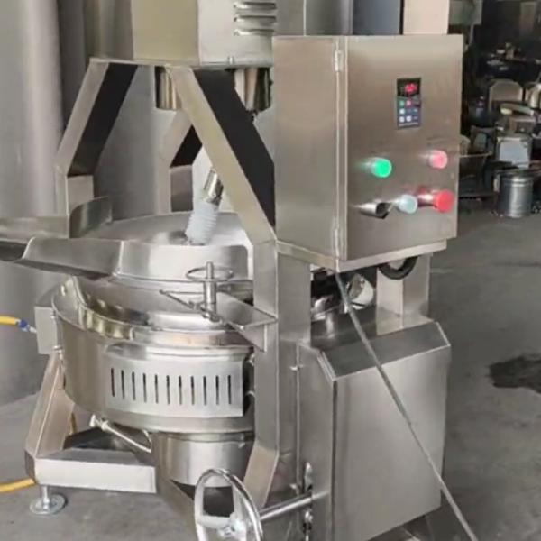 200L Gas Fired Jacketed Kettle 304 Stainless Steel Planetary Mixer Agitator Jam Sauce Fruit Paste Cooking Machine