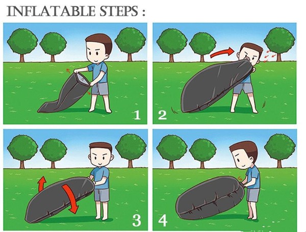 3 Season Waterproof Nylon Sofa Bed Inflatable Air Bag For Indoor / Outdoor