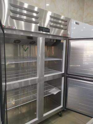 Precise Control Commercial Kitchen Freezer Energy Saving Air Cooled Freezer 1000L