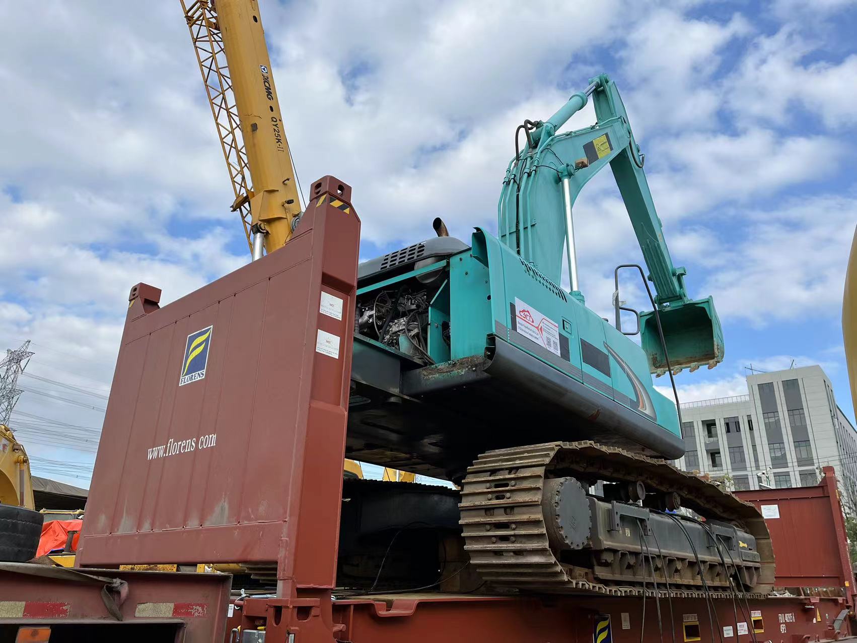 Кобелько SK350 Япония экскаватор с двигателем Hino JO8E