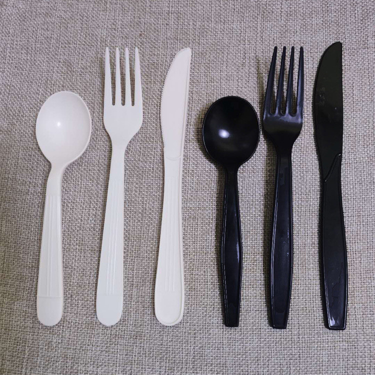 Straight Style Disposable Biodegradable Plastic Knife Fork Spoon 2.700kg Gross Weight