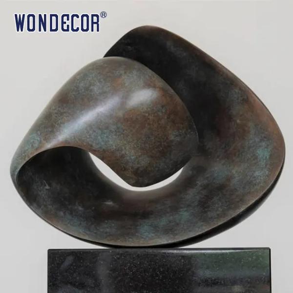 Escultura de bronze do sumário exterior da decoração do metal do sumário do jardim