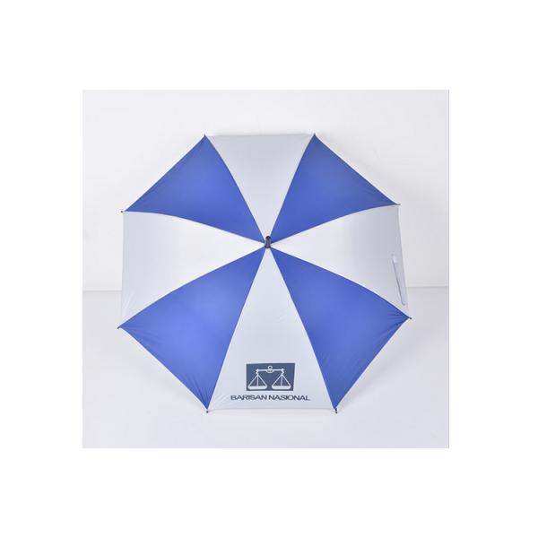 Подгонянная ручка зонтиков гольфа ручки логотипа длинной выдвиженческой изогнутая пластмассой