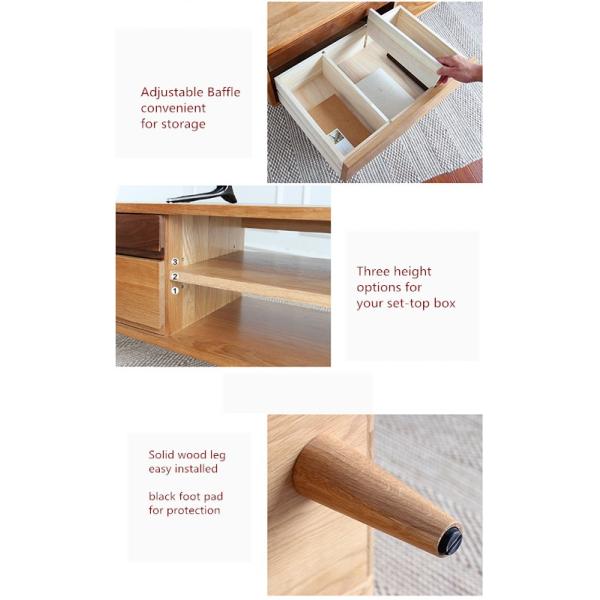 High Quality Wooden Furniture New Model TV Stand TV Showcase Images