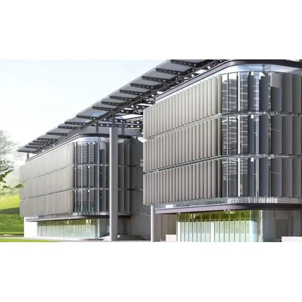 Aerofoil Shaped External Aluminium Louvres 6000mm Length external louvre shutters