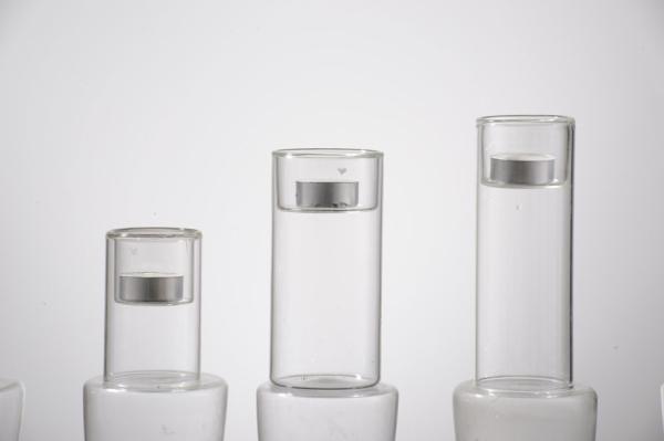 Candle holder,  Heat-resistant  glass, borosilicate glass, decorative glass, hanging ball, flower vase