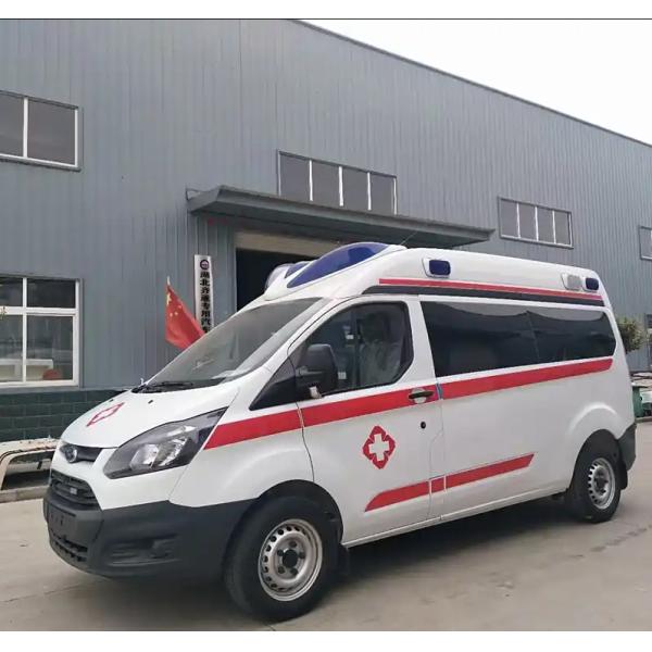 Left Hand Drive 4*2 Ford 5+1 Transmission Emergency Ambulance Truck Vehicle