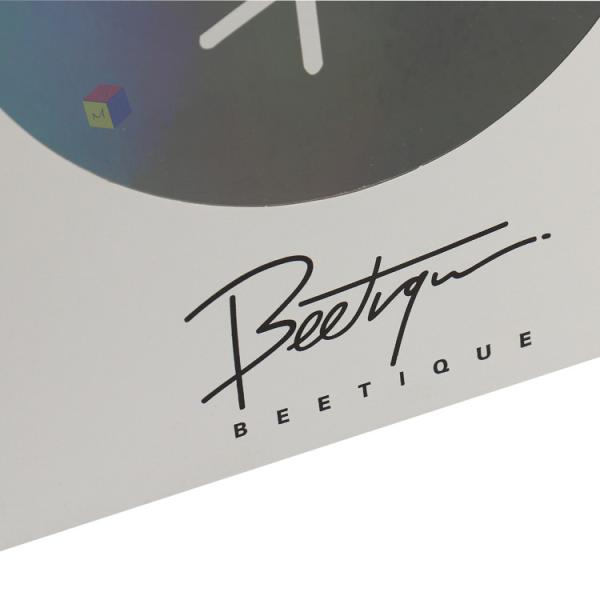 Commande personnalisée boîte cadeau en papier holographique de luxe pour les cosmétiques