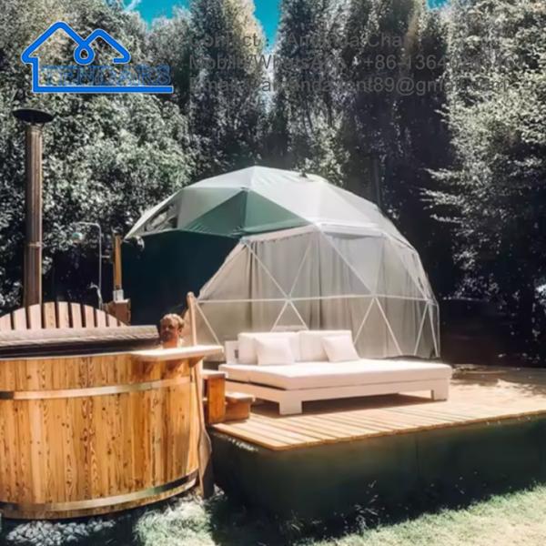 Outdoor Geodesic Dome Factory Lowest Price Trade Show Tent Pvc Luxury Dome Tent For Sale