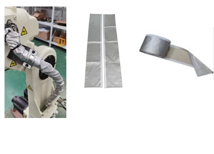 Robot Protective Sheet Robot Protective Cloth used in the mechanical industry such as industrial robots and welding equipment.