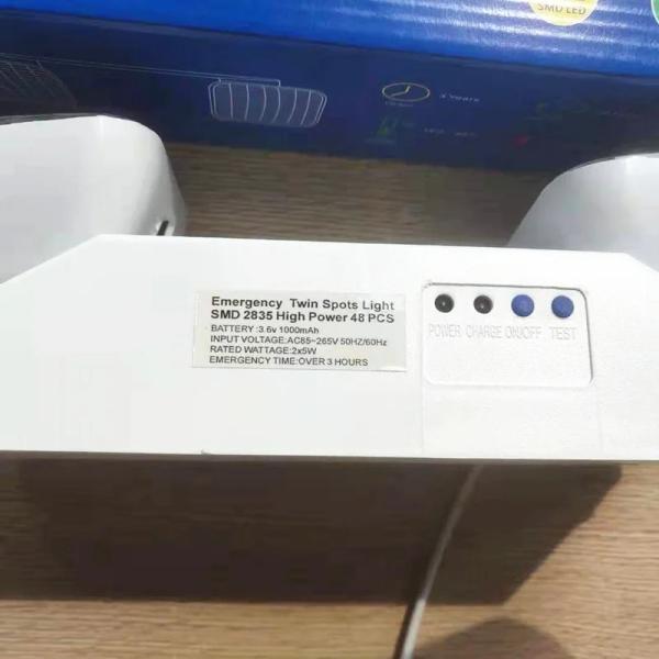 Supply 6W AC85-265V Cold White LED Emergency Lights for Home Rechargeable Exit Sign