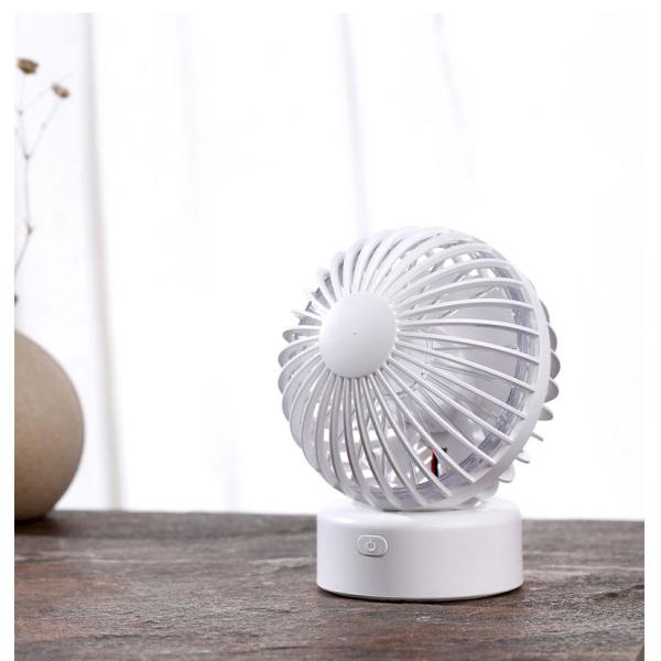 Portable Battery Operated Cooling Fan , Hand Held Electric Fan No Noise Running