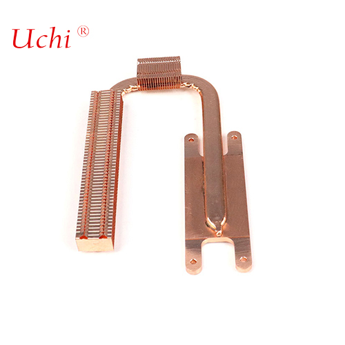 Copper Welded Buckle Fin Heat Sink Plates Industrial Application Cooling