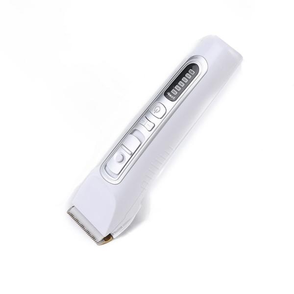 Rechargeable Pet Hair Clipper Battery Display Safe Cat Hair Clippers Customized