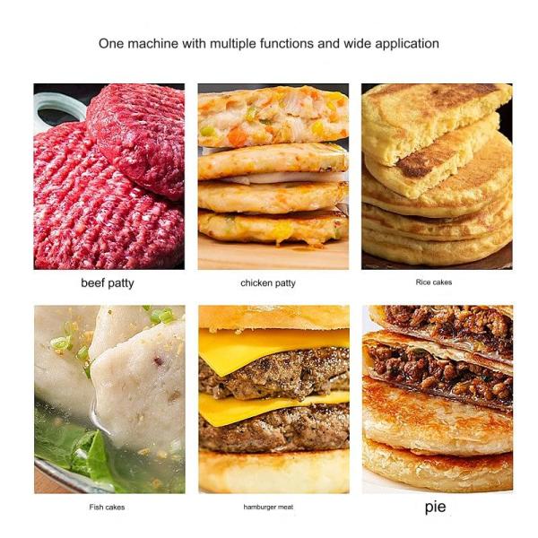 860*600*1400mm Fully Automatic Commercial Burger Patty Machine High Productivity
